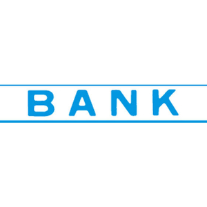 シヤチハタ マルチスタンパー印面 青 横 BANK FC30892-MXB-79ｱｲ-イメージ1