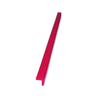 トラスコ中山 安心クッションL字型90cm 小 レッド レッド370.99 FC251GN-4376897