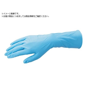 バリアローブ/ニトリルPFロングブルーパウダーフリーS 100枚入 NO.2033S FCA185R-5260977-イメージ1