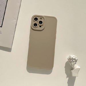 GAACAL iPhone 14 Pro用カメラ保護マットTPUケース カーキ P00212KQP-イメージ2
