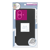 トリニティ ajouter アジュテ iPhone 17 Pro用[FlipNote] 耐衝撃フリップノートケース チャコールグレー AJ-IP25M3-FN-SHCGY