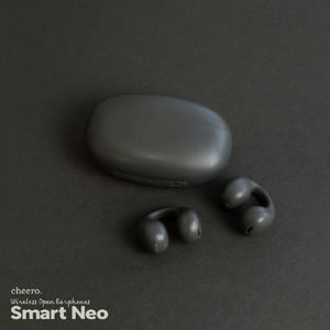 cheero フルワイヤレスイヤホン Wireless Open Earphones Smart NEO ブラック CHE-646-BK-イメージ8