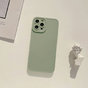 GAACAL iPhone 14 Pro用カメラ保護マットTPUケース ミントグリーン P00212MBQP-イメージ2