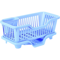 サンコープラスチック 皿立て水切りかご流 タテ型 スリムタイプ F717018-NO.3