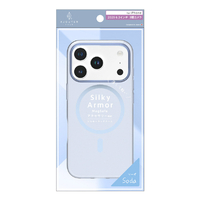 トリニティ ajouter アジュテ iPhone 17用Pro [Silky Armor] MagSafe対応 シルキータッチケース ソーダ AJ-IP25M3-SA-CLSBL