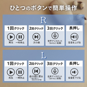 cheero フルワイヤレスイヤホン Wireless Open Earphones Smart NEO ベージュ CHE-646-BE-イメージ7