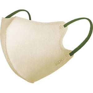 医食同源 立体型SPUNMASK 個包装 グレージュ×カーキ 7枚 FCJ357F-イメージ2
