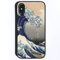 Dparks iPhone XS/X用ケース spirit case 浮世絵 DS14790I58