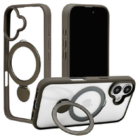 ラスタバナナ iPhone 16用ZEROSAFE SHAFT MAGSAFE対応360°回転スタンドケース ナチュラル 8306IP461ZSFSNL