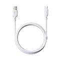 BASEUS Baseus Silky 充電ケーブル USB-A to C 3A 1m ムーンホワイト E0421401
