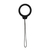 Hamee リングストラップ IFACE REFLECTION SILICONE RING ブラック 41-917909-イメージ1