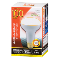 オーム電機 LED電球 E26口金 全光束1116lm(9．6Wレフランプ形) 電球色相当 LDR10LWA9