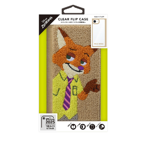 PGA iPhone 16e用クリアフリップケース ズートピア PG-D25KCF05ZTP PGA iPhone 16e用クリアフリップケース ズートピア PG-D25KCF05ZTP