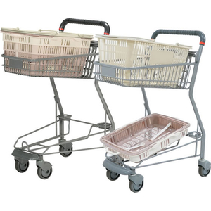 エスコ 570×361×237mm 30.1L コンテナ グレーホワイト FCJ207H-EA506AK-60-イメージ6