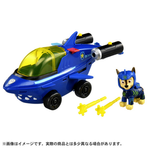 タカラトミー パウ・パトロール ベーシックビークル チェイス アクアシャーク チェイス ﾊﾟｳﾊﾟﾄBVCﾁｴｲｽｱｸｱｼﾔ-ｸ-イメージ1