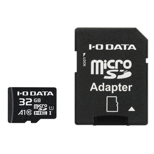I・Oデータ データ復旧無償サービス対応 microSDカード(SD変換アダプター付き)32GB e angle select IEMS32GA1-E6-イメージ1