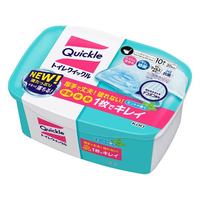 KAO トイレクイックル ミントの香り 容器入(本体） 10枚 FCJ226V