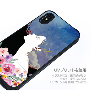 Dparks iPhone XS/X用ケース spirit case フラワードリーム ブルー DS14791I58-イメージ14