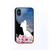 Dparks iPhone XS/X用ケース spirit case フラワードリーム ブルー DS14791I58-イメージ1