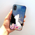 Dparks iPhone XS/X用ケース spirit case フラワードリーム ブルー DS14791I58-イメージ2