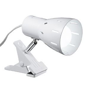 ヤザワ 60形LED電球付属クリップライト ホワイト CLL06D01WH-イメージ1