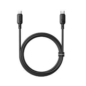 BASEUS Baseus Silky 充電ケーブル USB-C to C 100W 1m クラスターブラック E0421900-イメージ1