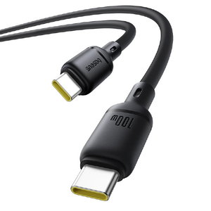 BASEUS Baseus Silky 充電ケーブル USB-C to C 100W 1m クラスターブラック E0421900-イメージ2