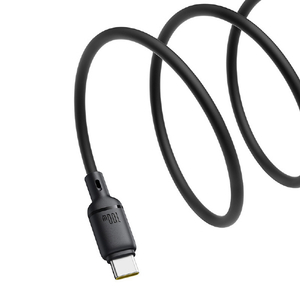 BASEUS Baseus Silky 充電ケーブル USB-C to C 100W 1m クラスターブラック E0421900-イメージ3