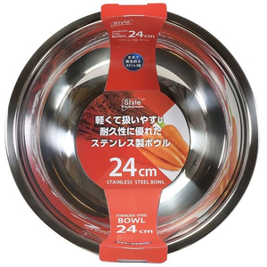 リバティーコーポレーション ステンレス製 ボウル 24cm FCE326W-LD-417-イメージ2