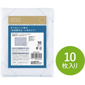 コクヨ HibiFull ほつれにくい雑巾 小判タイプ 白 10枚 FCE428U-KHF-CC201-イメージ10