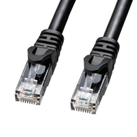 サンワサプライ 屋外用防水カテゴリ6A LANケーブル(10m) ブラック KB-T6AWP-10BK