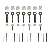 ベルク ニコピンフック シングル ホワイト 7個入 M-097 FCD876Y-64-5263-72