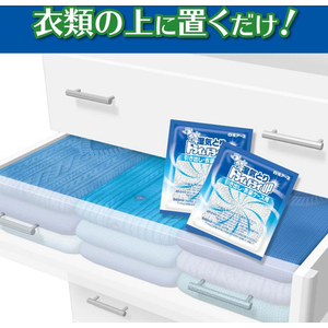 白元アース ドライ&ドライUP 引き出し・衣装ケース用 白檀の香り 12シート FCG390W-イメージ4