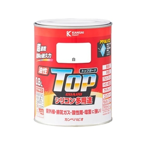 カンペハピオ 油性トップガード 白 0.8L FCB940M-イメージ1