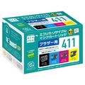 エコリカ リサイクルインクカートリッジ 4色パック ECI-BR411-4P