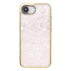 ユニケース iPhone 16e用Glass Shell Case ピンク UNI-CSIP25S-0GSPK-イメージ1