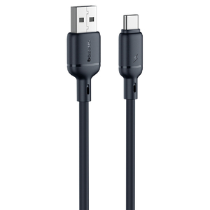 BASEUS Baseus Silky 充電ケーブル USB-A to C 3A 1m クラスターブラック E0421400-イメージ5