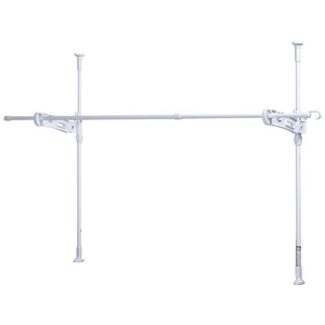 積水樹脂 つっぱり式窓枠物干し 高さ90～150cm FC842RA-TM-K1W-イメージ1