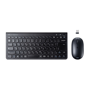 サンワサプライ マウス付きワイヤレスキーボード ブラック SKB-WL32SETBK-イメージ2