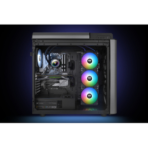 Thermaltake 水冷一体型CPUクーラー TH420 ARGB Sync V2 ブラック CLW376PL14SWA-イメージ7