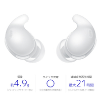 SONY LinkBuds Fit ホワイト イヤホン 延長保証5年付き LinkBuds Fit | ヘッドホン | ソニー