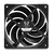 サイズ 1200rpmモデル 120mm PWM仕様 ケースファン WONDER SNAIL 120 PWM 1200RPM ブラック WS1225FD12-P-イメージ4