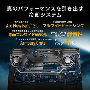 ASUS ノートパソコン ASUS TUF Gaming A16 イェーガーグレー FA608UM-R7R5060-イメージ5