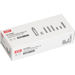 ＫＴＣ インパクトドライバセット ８点セット ケース２００×８４×４９ｍｍ KTC インパクトドライバセット SD6A-イメージ2