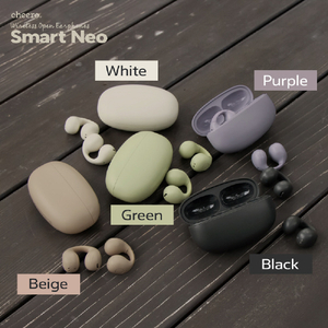 cheero フルワイヤレスイヤホン Wireless Open Earphones Smart NEO パープル CHE-646-PU-イメージ11