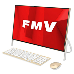 富士通 FMVF77D1KG 一体型デスクトップパソコン KuaL ESPRIMO ホワイト