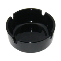 アルク・ジャパン アンピラブル スタック灰皿 55878 小 ブラック 直径85 FC834LU-7282300