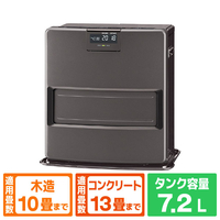 コロナ 木造10畳 コンクリート13畳まで 石油ファンヒーター VXシリーズ グレー FH-VX3624BY(H)