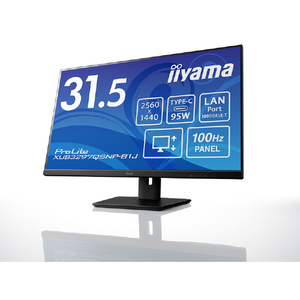 マウスコンピューター 31．5型  IPS方式 WQHD 液晶ディスプレイ iiyama ブラック XUB3297QSNP-B1J-イメージ4