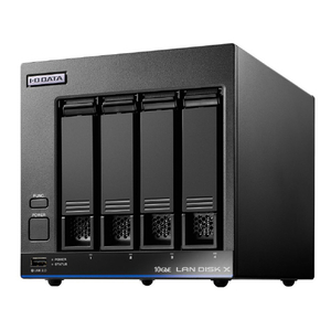 I・Oデータ 10GbE&マルチギガビット Linux 法人4ドライブNAS 8TB (5年保証・データ復旧) HDL4-XA8B-イメージ1
